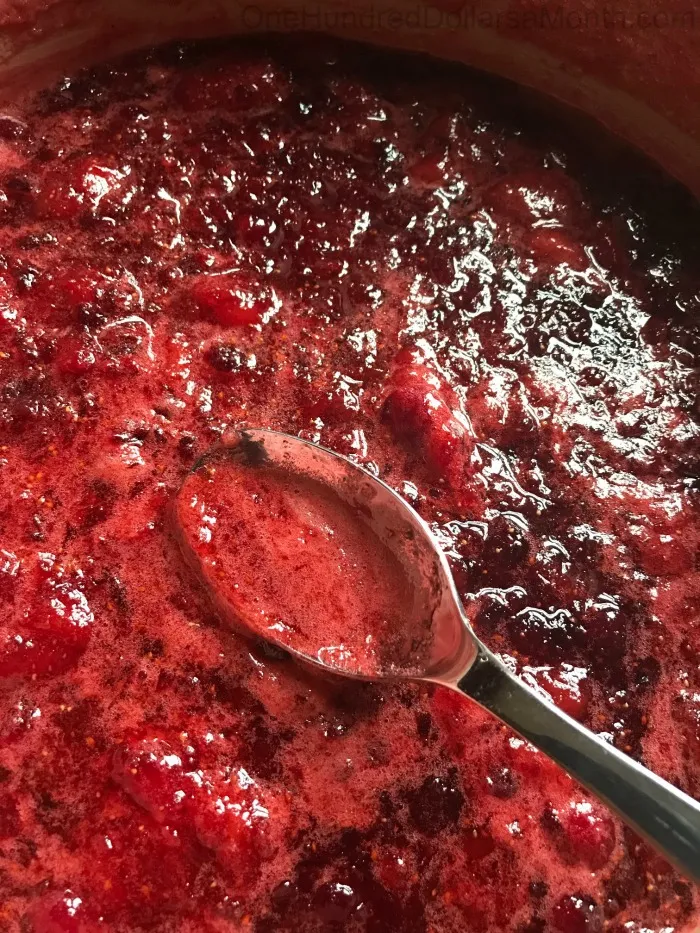 Canning Christmas Jam