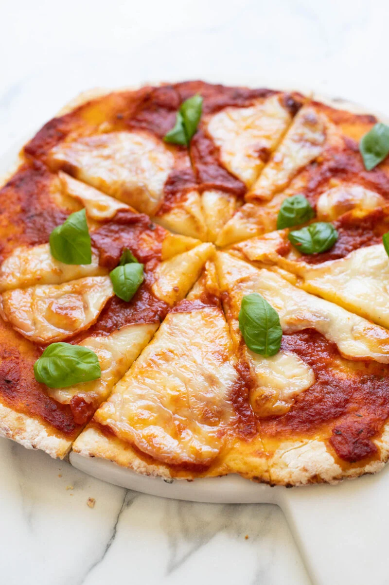 Cottage Cheese Crust Pizza