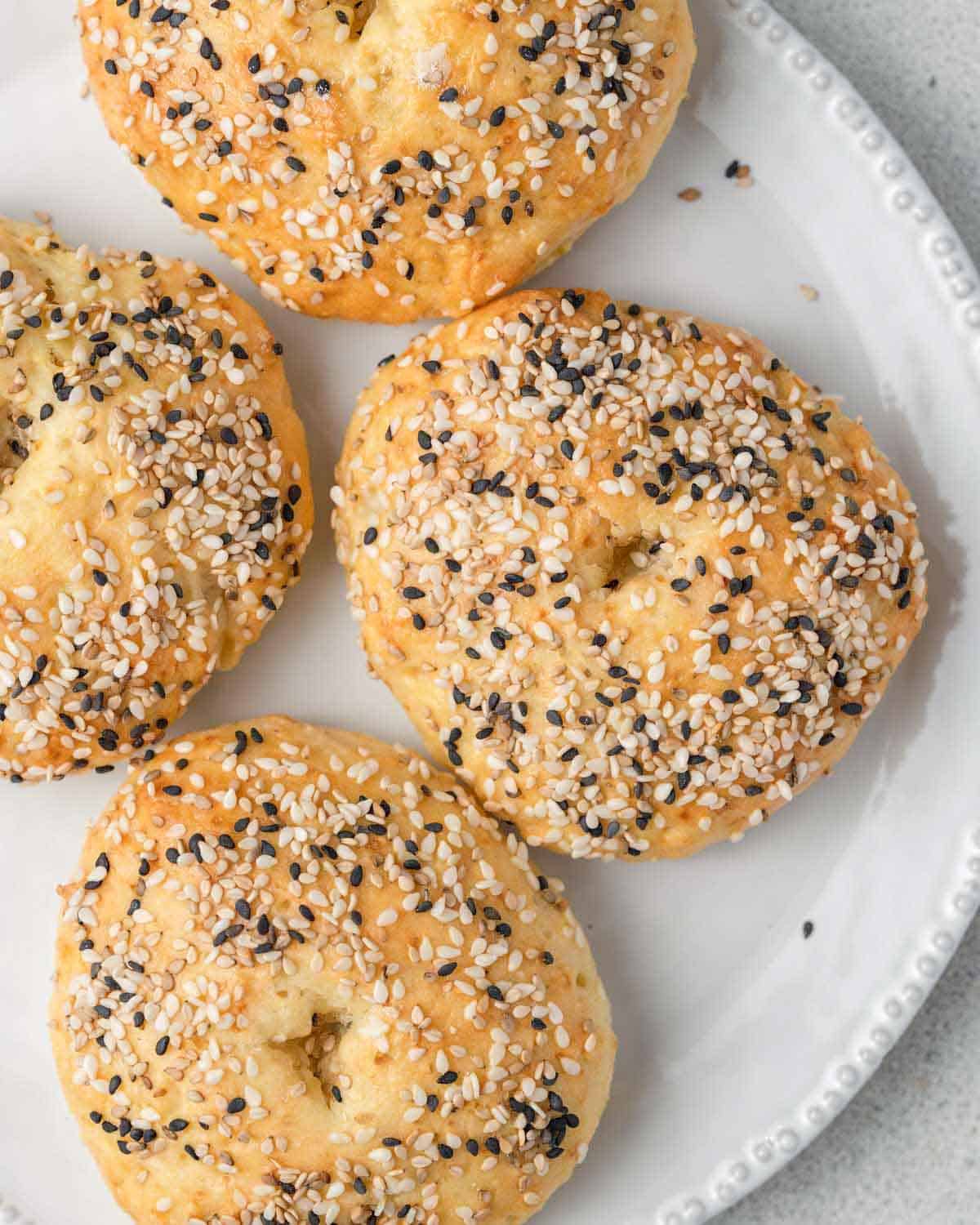 Cottage cheese Bagels